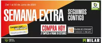 MILAR SEMANA EXTRA JUNIO 2020