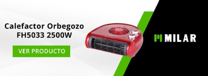 Calefactor Orbegozo FH5033 2500W