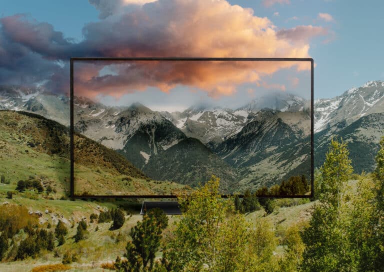 Televisor curvo o plano