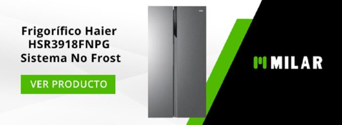 Frigorífico Haier HSR3918FNPG Sistema No Frost