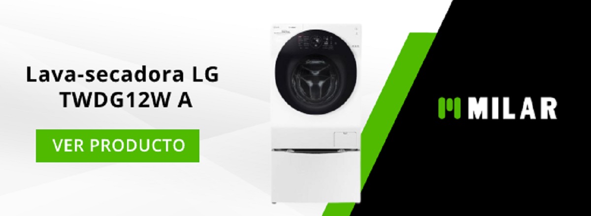 Lava-secadora LG TWDG12W A