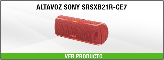 altavoces inalámbricos sony rojo