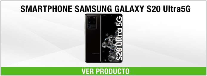 Smartphone Samsung Galaxy S20 Ultra5G 12GB/128GB Negro