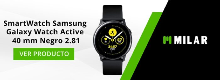 SmartWatch Samsung Galaxy Watch Active 40 mm Negro 2.81