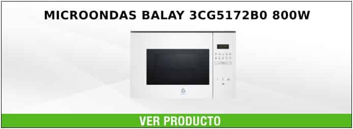 microondas Balay 3CG5172B0 de 800 W de potencia