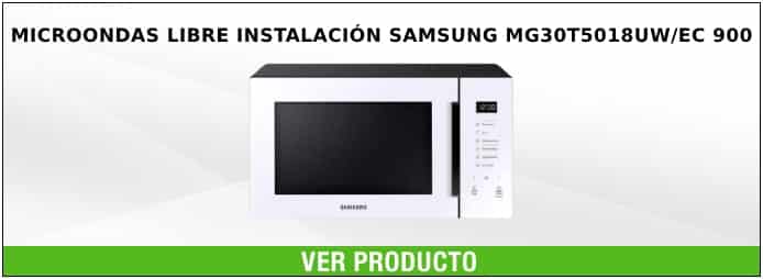 microondas libre instalación Samsung MG30T5018UW/EC de 900 W de potencia