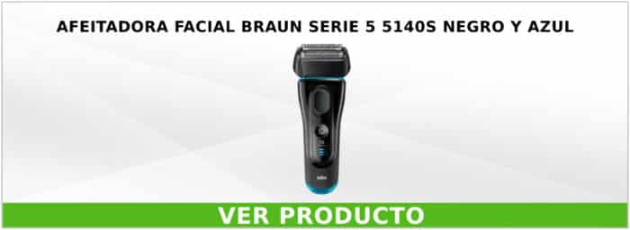 Afeitadora facial Braun Serie 5 5140s Negro y azul
