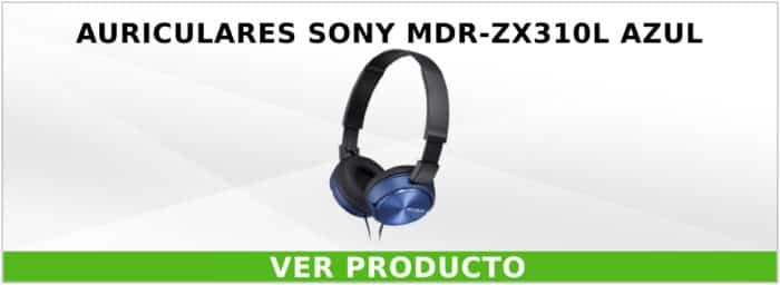 Auriculares Sony MDR-ZX310L Azul