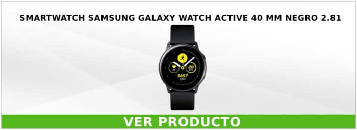 Smartwatch Samsung Galaxy Watch Active 40 mm Negro 2.81