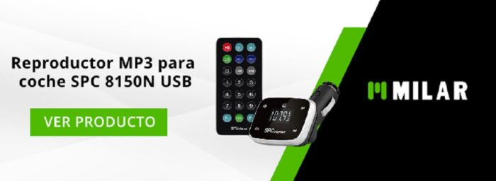 Reproductor MP3 para coche SPC 8150N USB