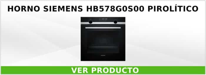 Horno Siemens HB578G0S00 Pirolítico