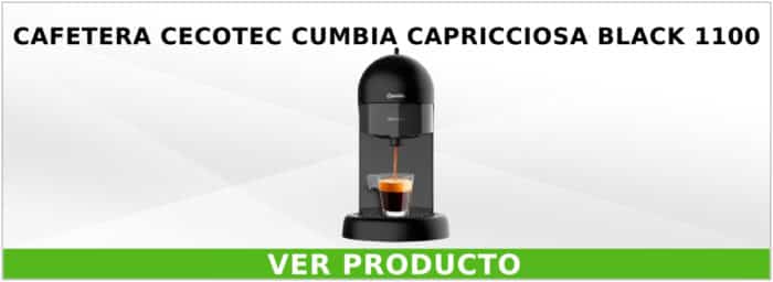 Cafetera Cecotec cumbia capricciosa black 1100
