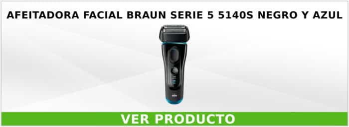 Afeitadora facial Braun Serie 5 5140s negro y azul