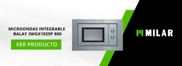 Microondas Integrable Balay 3WGX1929P 800