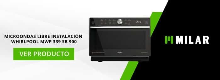 Microondas Libre Instalación Whirlpool MWP 339 SB 900