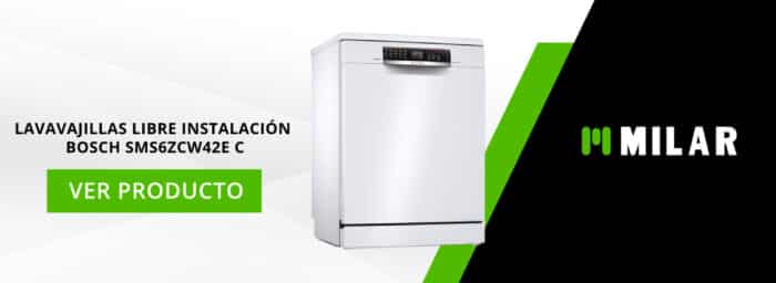 Lavavajillas Libre Instalación Bosch SMS6ZCW42E C