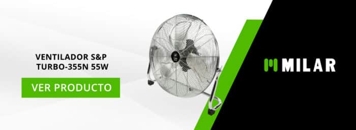 Ventilador S&P TURBO-355N 55W