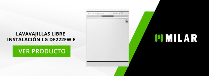 Lavavajillas Libre Instalación LG DF222FW E