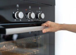 horno puerta extraíble