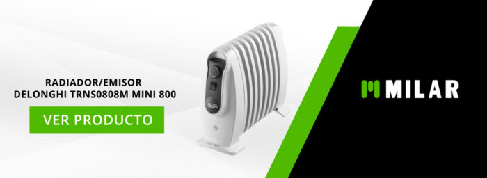 Radiador/Emisor DeLonghi TRNS0808M Mini 800