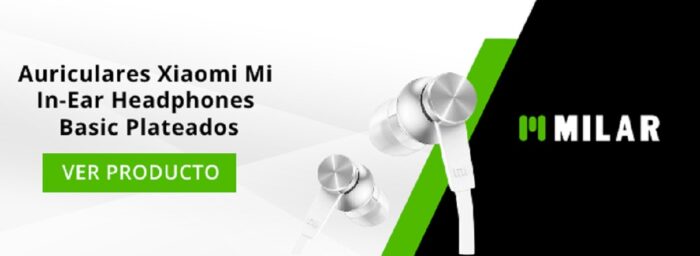 Auriculares Xiaomi Mi In-Ear Headphones Basic Plateados