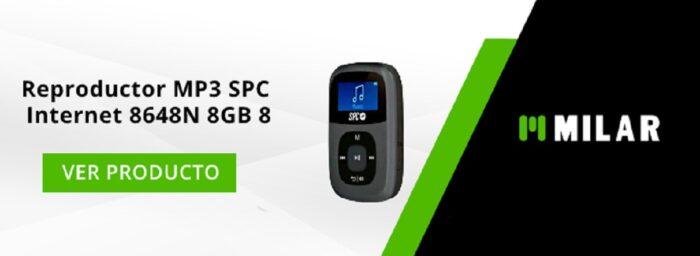 Reproductor MP3 SPC Internet 8648N 8GB 8