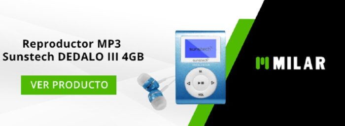 Reproductor MP3 Sunstech DEDALO III 4GB