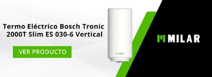 Termo Eléctrico Bosch Tronic 2000T Slim ES 030-6 Vertical