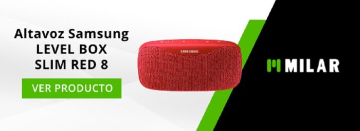 Altavoz Samsung LEVEL BOX SLIM RED 8 