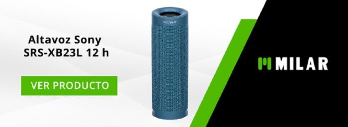 Altavoz Sony SRS-XB23L 12 h