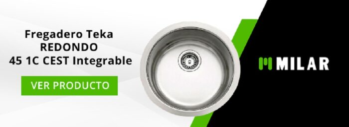 Fregadero Teka REDONDO 45 1C CEST Integrable