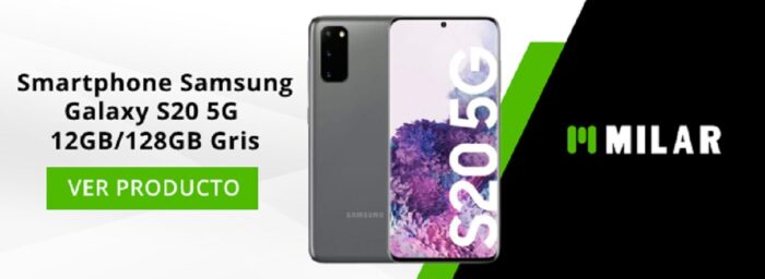 Smartphone Samsung Galaxy S20 5G 12GB/128GB Gris