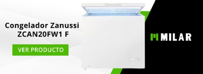 Congelador Zanussi ZCAN20FW1 F