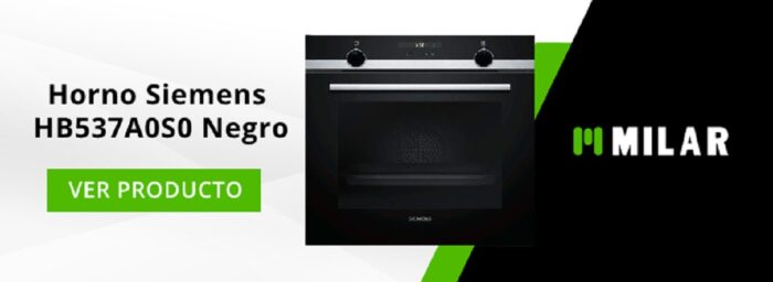 Horno Siemens HB537A0S0 Negro