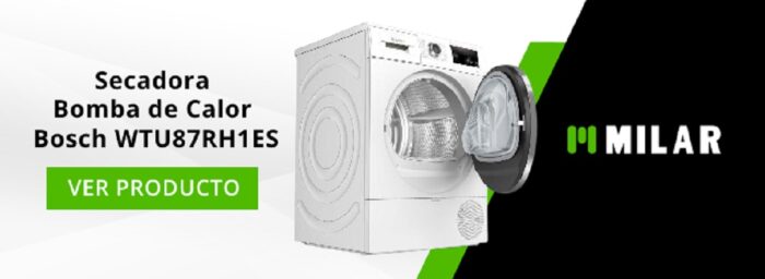 Secadora Bomba de Calor Bosch WTU87RH1ES