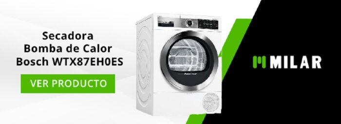 Secadora Bomba de Calor Bosch WTX87EH0ES