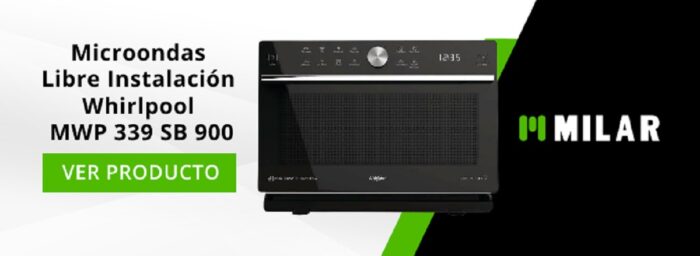 Microondas Libre Instalación Whirlpool MWP 339 SB 900