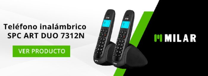 Teléfono inalámbrico SPC ART DUO 7312N