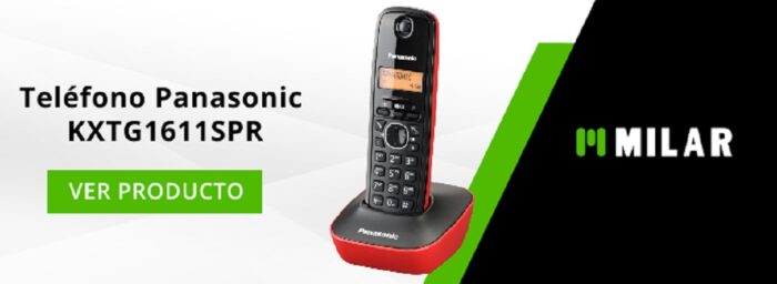 Teléfono Panasonic KXTG1611SPR
