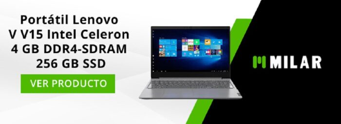 Portátil Lenovo V V15 Intel Celeron 4 GB DDR4-SDRAM 256 GB SSD