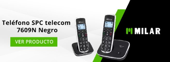 Teléfono SPC telecom 7609N Negro