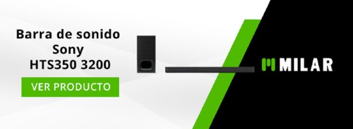 Barra de sonido Sony HTS350 320