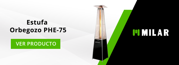 Estufa para terraza negocio restaurante  Orbegozo 13000W 