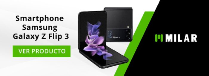 Smartphone Samsung Galaxy Z Flip 3 5G 8/128 GB Negro