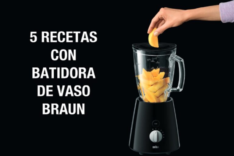 recetas con batidora de vaso