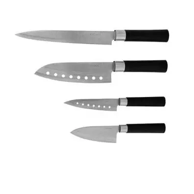 secadores Cecotec Set 4 cuchillos santoku 