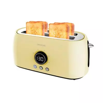 Tostador Cecotec CLASSICTOAST 15000 YELLOW EXTRA DOUBLE