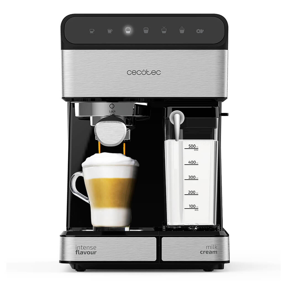 Cafetera semiautomática Cecotec Power Instant-ccino 20 Touch Negra