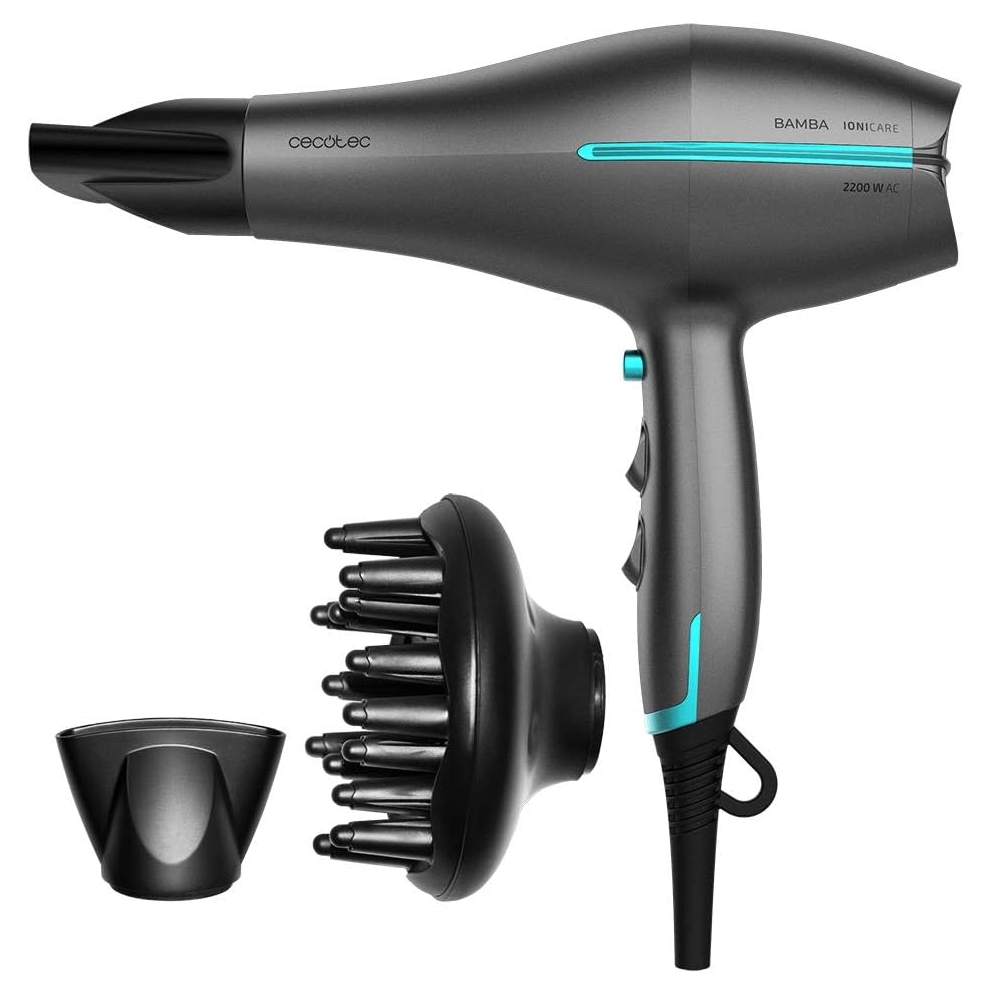 Secador Cecotec BAMBA IONICARE 5300 MAXI AURA BLACK
