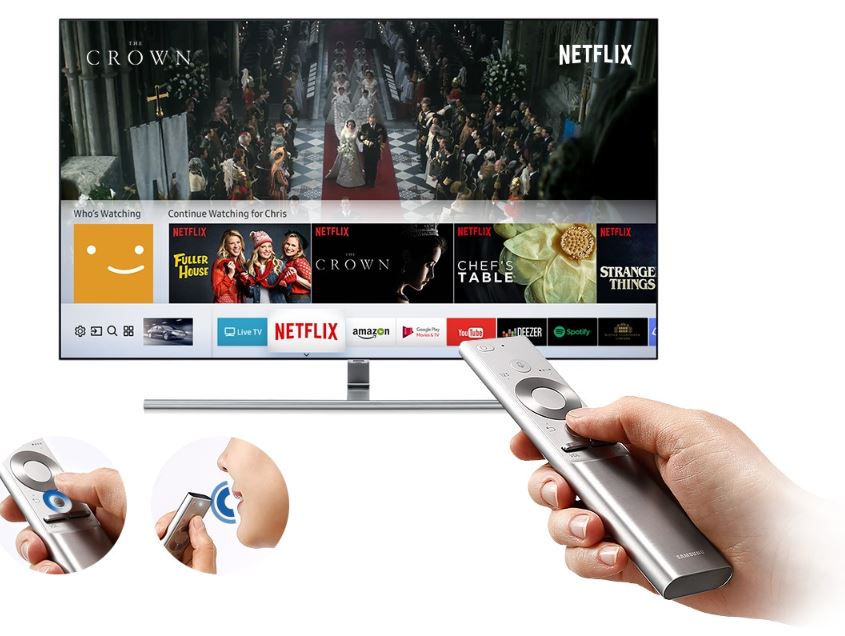 Televisor control de voz